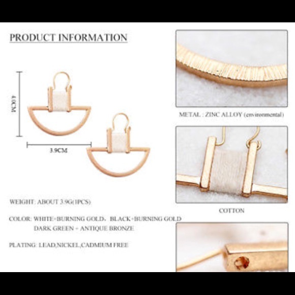 Nala Earrings - Black - Picture 4 of 5